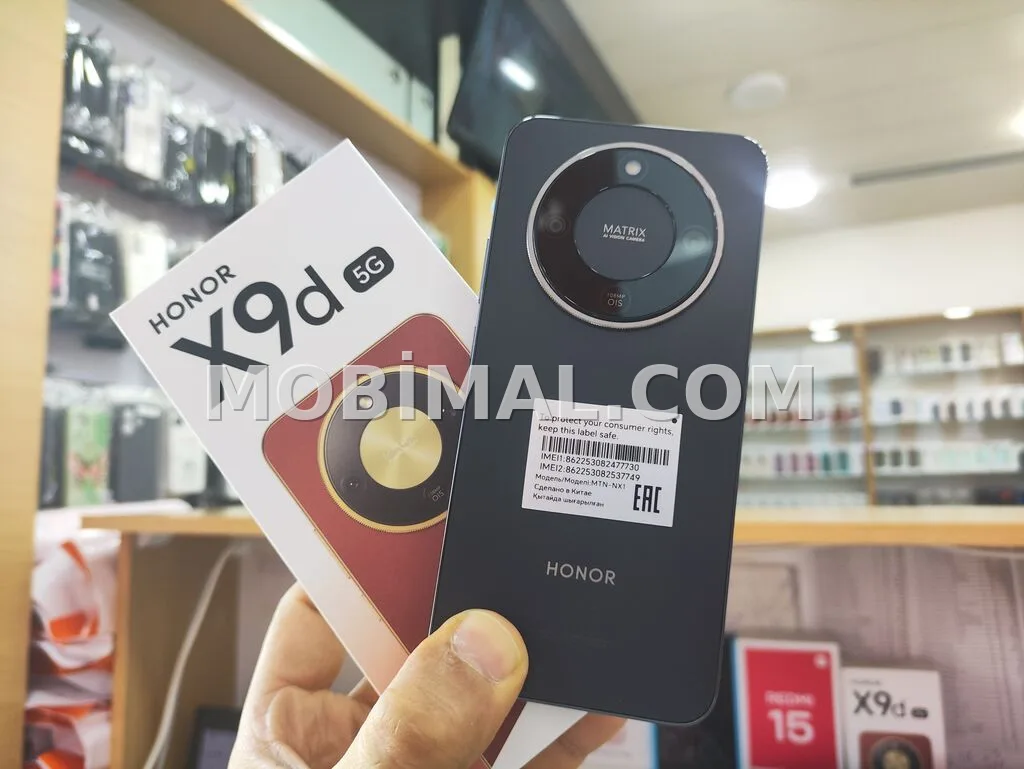 Honor X9d, 256 GB, rəng - Qara, Barmaq izi