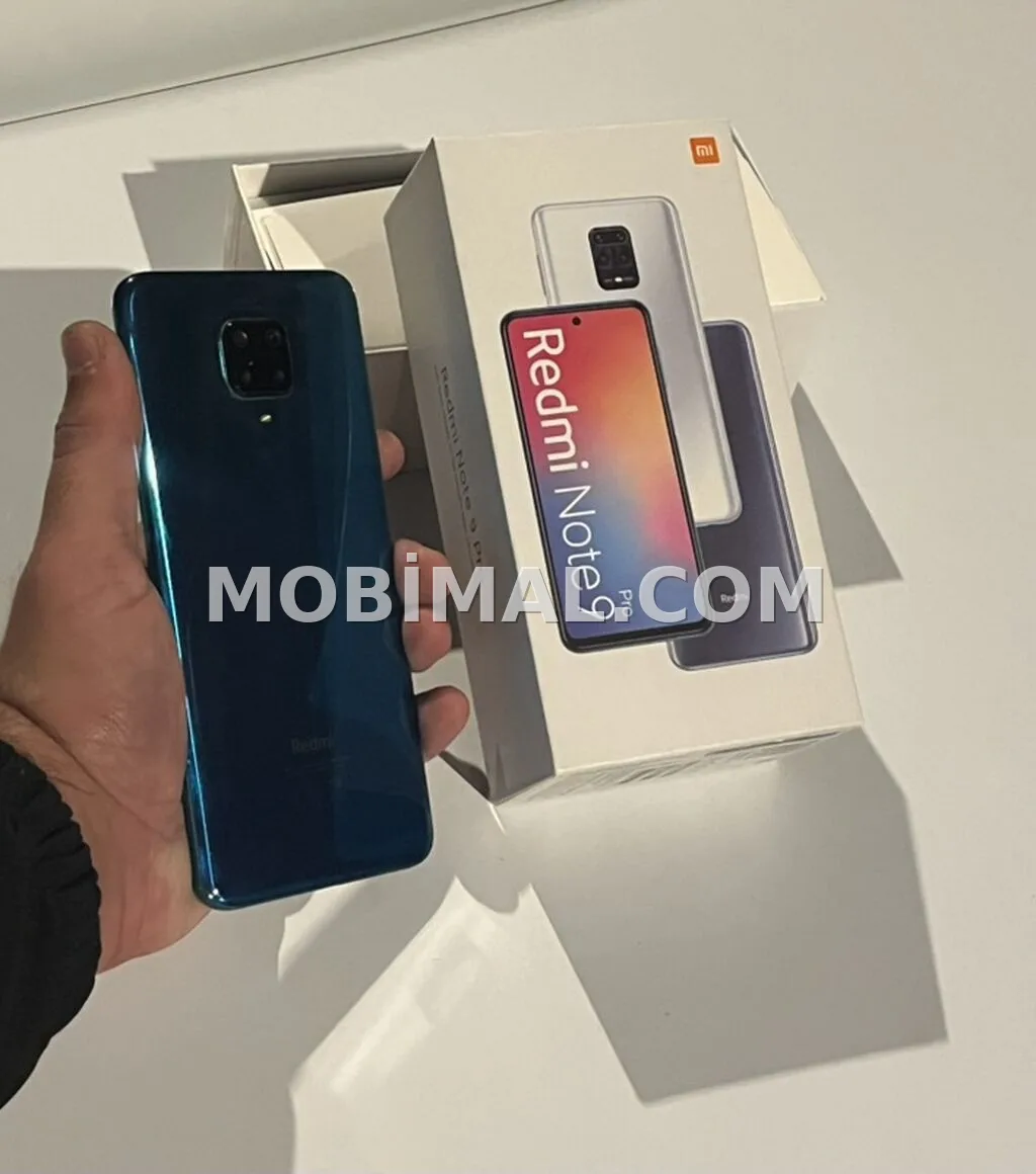Redmi Note 9 Pro, 64 GB, rəng - Göy, Barmaq izi, İki sim kartlı, Face ID