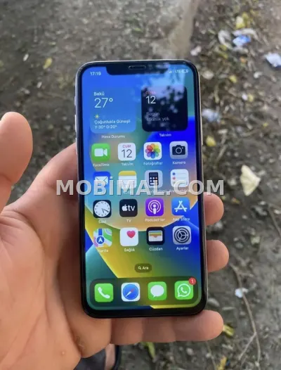 IPhone X, 256 GB, Zəmanət, Face ID, Sənədlərlə