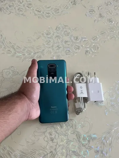 Redmi Note 9, 64 GB, rəng - Göy, Barmaq izi, İki sim kartlı, Face ID