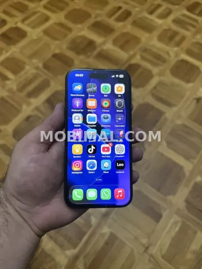 IPhone 15, 256 GB, Jet Black, Simsiz şarj, Sənədlərlə