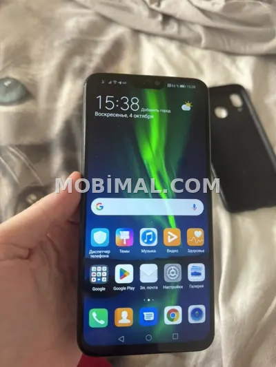 Honor 8X, rəng - Qara, Barmaq izi