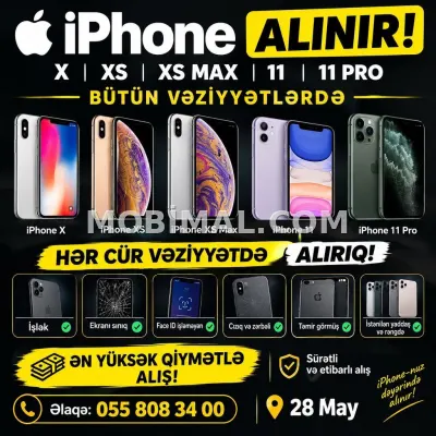 IPhone Xs, 64 GB, Black Titanium, Face ID