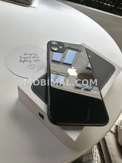 IPhone 11, 128 GB, Qara, Face ID