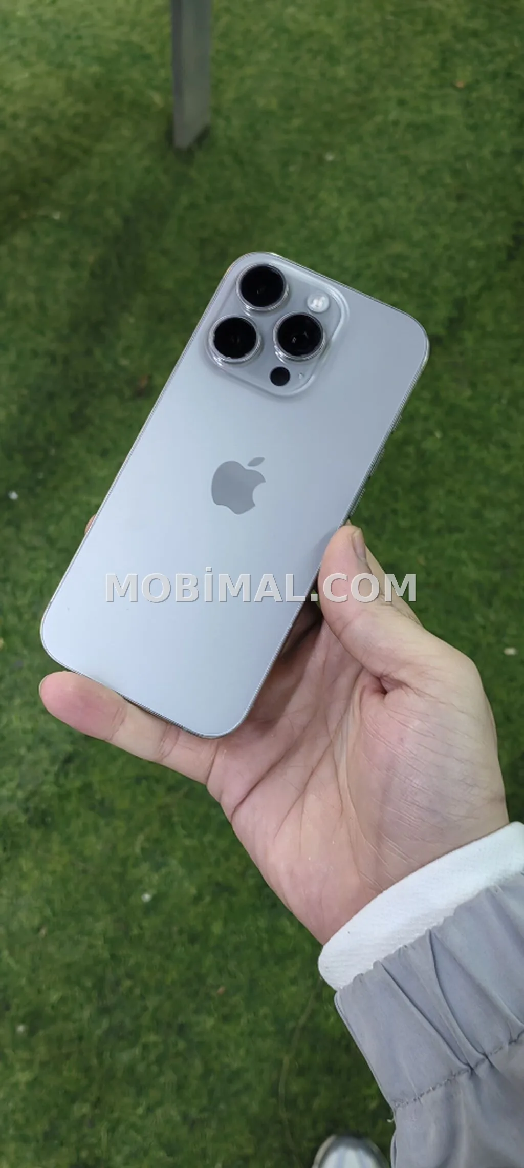 IPhone 16 Pro, 128 GB, Natural Titanium, Zəmanət, Barmaq izi, Simsiz şarj