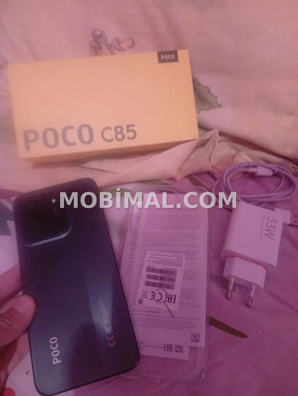 Poco C85, rəng - Qara, Sənədlərlə