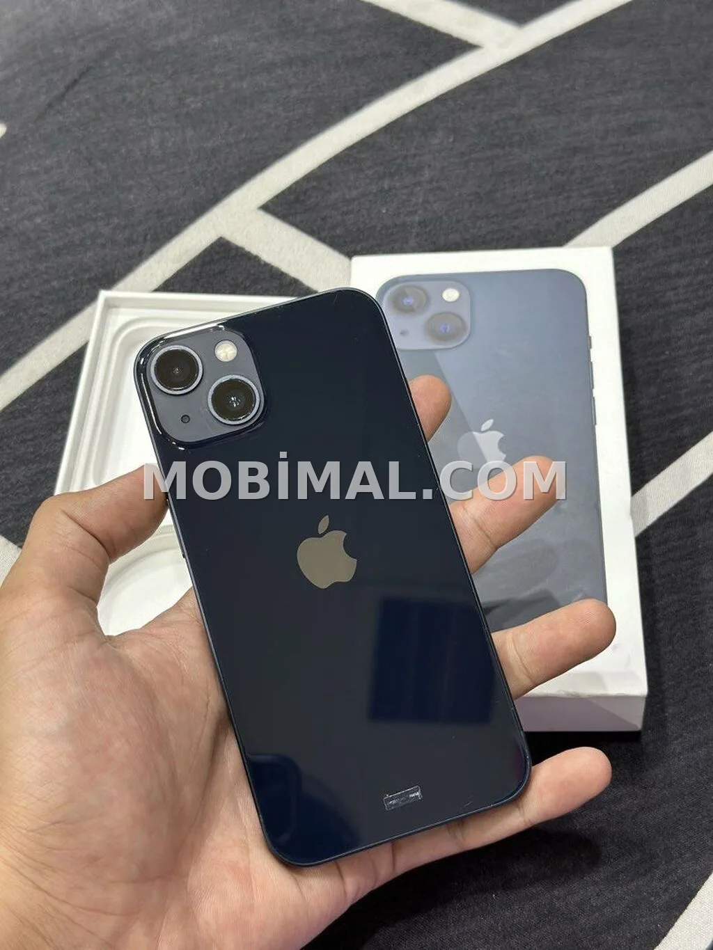 IPhone 13, 128 GB, Midnight, Zəmanət, Simsiz şarj, Face ID