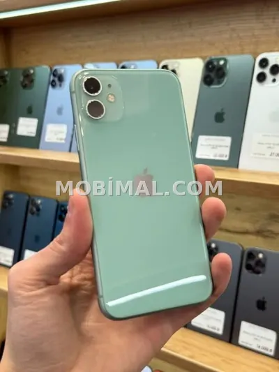 IPhone 11, 128 GB, Yaşıl, Zəmanət, Kredit, Simsiz şarj