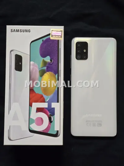 Samsung Galaxy A51, 128 GB, rəng - Ağ, İki sim kartlı