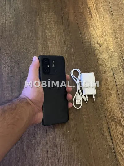 Redmi 12C, 128 GB, rəng - Qara, Barmaq izi, İki sim kartlı