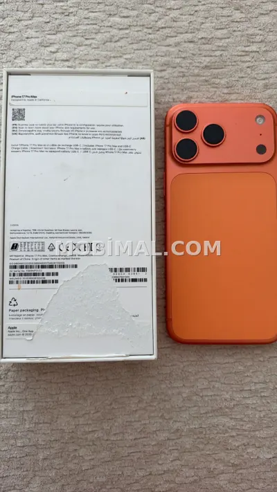 IPhone 17 Pro Max, 256 GB, Narıncı