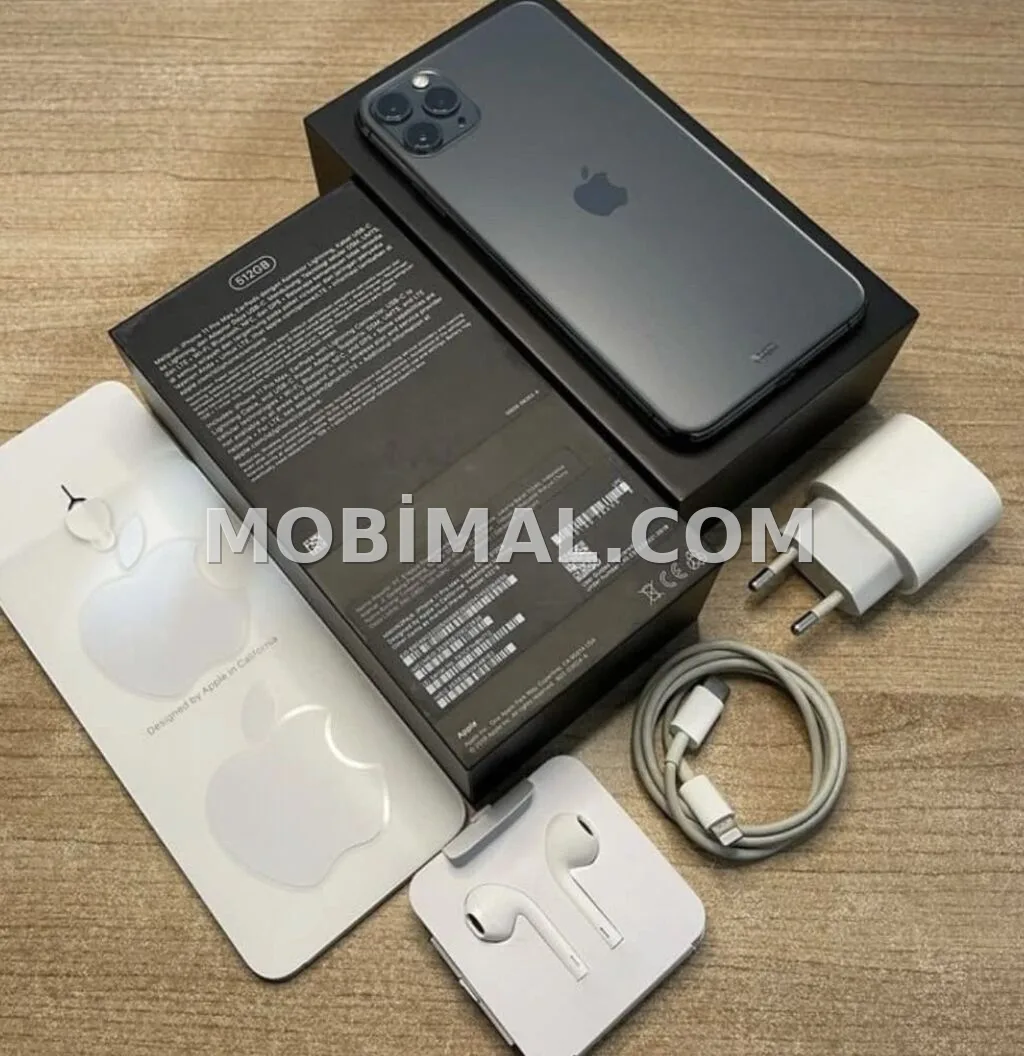 IPhone 11 Pro Max, 512 GB, Space Gray, Zəmanət, Kredit, Simsiz şarj